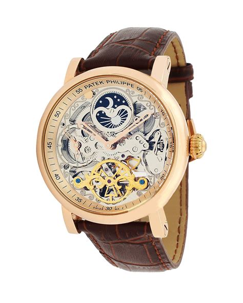 patek philippe skeleton watch|automatic skeleton watch with date.